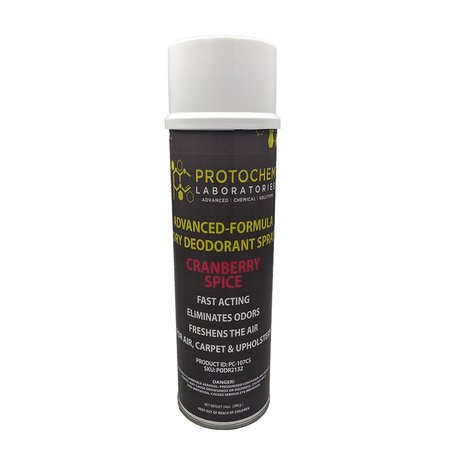PROTOCHEM LABORATORIES Cranberry Spice Dual Dry Deodorant Odor Neutralizer, 14 oz., EA1 PC-107CS-1